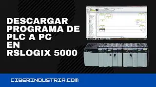 Cómo descargar programa de PLC Allen Bradley a PC en rslogix 5000 compactlogix controllogix