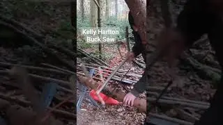 Bushcraft Bucksaw - Kelly Harlton Style #bushcraft #bucksaw