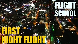 Helicopter Flight School - First Night Flight