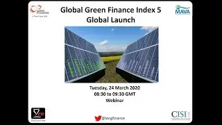 Launch of the Global Green Financial Centres Index 5