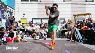 Baby N vs Strobe Battle 24 TOP 16 KING of TURFinc 10 year anniversary #dancebattle