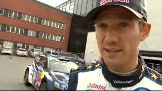 S&eacute;bastien Ogier interview - Rally Finland podium