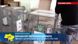 Ukrainian government slams 'illegitimate' referendum: Western governments also condemn vote