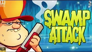 Swamp Attack Gameplay Walkthrough #3 - Episode 1: Level 9 To 13
