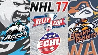 NHL 17: ECHL Final (Kelly Cup) - Game 7: Alaska Aces VS Greenville Swamp Rabbits (NHL 17 Gameplay)