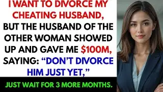 Preparing To Divorce My Cheating Husband His Mistress's Spouse Appeared Gave Me $100M Saying...