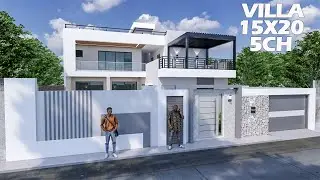 Villa de 300m² I 15m x 20m I sis à Dakar Sénégal  #Dakar #Senegal #maison #300m²