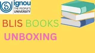 IGNOU BLIS Books Unboxing