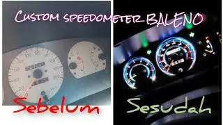 Custom Speedometer BALENO Update #balenocarcommunity #balenolover #baleno2022 #balenoclubindonesia
