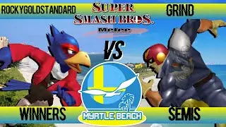 SocaSmash 163 Melee Singles: RockyGoldStandard (Falco) vs Grind (Captain Falcon) Winners Semis