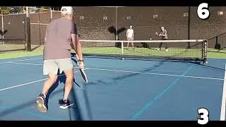 Pickleball Men's Doubles, Challenge Game. Toby & Ed vs Ian & KC
