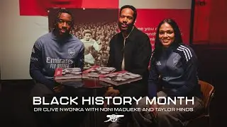 Discussing Arsenal's Black History with Dr Clive Nwonka, Noni Madueke and Taylor Hinds