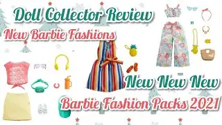 Doll Collector Review New Barbie Fashion Packs 2021 Happy New Year Barbie Fashions