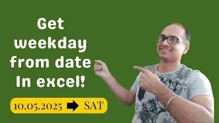 How to get Weekday name for a given date