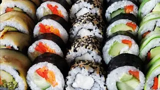 sushi rolls at home, sushi rice recipe/ суши роллы дома, как готовить рис