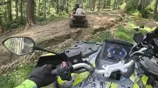 Ma fugaresc cainii ciobanesti pe Rarau 🐶🏔 adrenalina pe 2 roti 🏍🚀