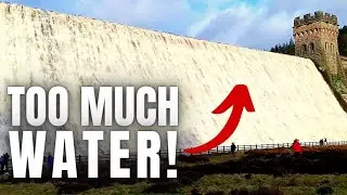 The Dam Was OVERFLOWING |  Derwent Reservoir