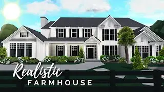 Bloxburg: Realistic Farmhouse| House Build| Roblox| Realistic Home