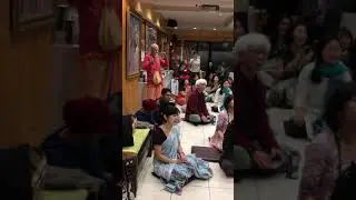 Yamuna Devi Dasi led kirtan with ukulele at ISKCON Tokyo Kirtan Mela