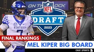 Mel Kiper&rsquo;s 2023 NFL Draft Big Board: FINAL Top 25 Prospect Rankings