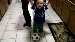 Baby Kai Snyder's Soccer Skills At 9 Months