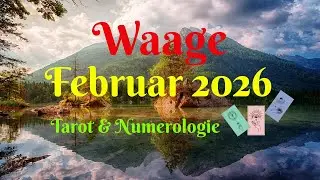 Waage ♎️  - Sonne, Mond und Aszendent: Tendenzen / Impulse f&uuml;r Februar 2026 / Tarot