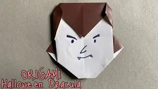Drakula king | Origami Dracula Craft &ndash; Easy Halloween Paper Art