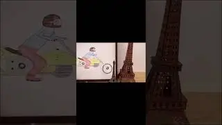 BIKE DRAWING SERIES 3 #SHORTS BIKE DRAWING | TWO WHEELER BIKE RIDER (BIKE SERIES 3)