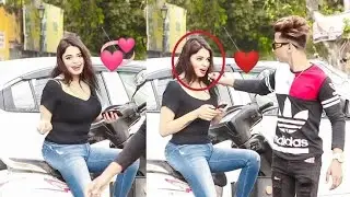 #pulling strangers cheeks prank on cute girls || #mostromanticprank #viralprank #classyravi #shorts