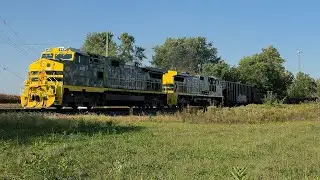 IORY 4431 and 4436 on T522 at XN Tower in Leipsic, OH - 10/03/2025