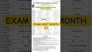 Next Month Exams 😱 | LPS Annual Scheme 2025-26 | Class 6&ndash;8 #shorts #lps #exam #scheme #fyp
