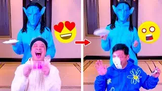 Family Game | Balloon Popping Challenge: Who Will Get Hit by Cream? So exciting! #PartyGames