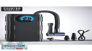 Portable Compressor Tire Easy To Use Inflator With Display Inflator For Car Review