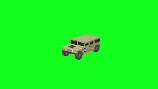 Minecraft Hummer green screen - Free 4k stock footage