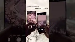 Samsung Galaxy S23 Ultra Vs Iphone 14 pro max Zoom Test #shorts #iphone14promax #techkaran #iphone