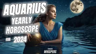 Aquarius Yearly Horoscope - 2024 | #YearlyHoroscope #Astrology2024 #ZodiacInsights