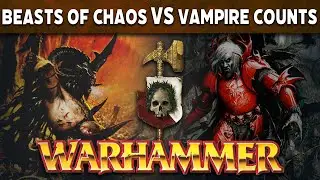 Beastmen vs Vampire Counts  Warhammer Fantasy 7th Ed Battle Report