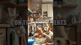 Pets and Their Clumsy Cooking Adventures
