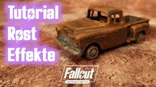 Mal Tutorial - Rost Effekte - Modell oder Gel&auml;ndest&uuml;ck verrosten (Ryza Rust / Thypus Corrosion)