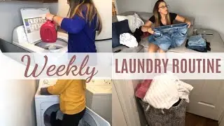 MY LAUNDRY ROUTINE/CLEAN WITH ME 2019/EXTREME CLEANING MOTIVATION