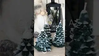 christmas candles!🎄#christmas #diy #diycandle #crafts #giftideas #cozy #asmr #asmrsounds #aesthetic