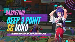 Deep 3 point shot SG Miko Gameplay - Basketrio Ranked Game