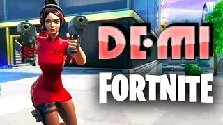 The Tier 87 Demi skin - aka the POKIMANE skin - in Fortnite!