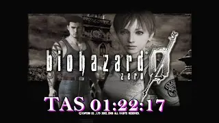 Biohazard0 Tool Assist Speedrun 1h 22m 17s フル版 full version