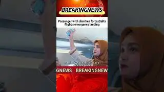Passenger with diarrhea forcesDeltaflight's emergency landing #news#shorts