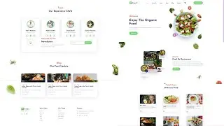 Responsive Food Restaurant Website Using HTML, CSS  And JavaScript.
