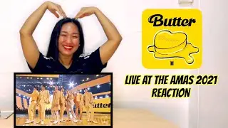 Reaction to BTS (방탄소년단) 'Butter' | Live at the American Music Awards (AMAs) 2021