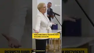 Pierwsza Dama żegna się z Pałacem Prezydenckim. Wybuchła śmiechem