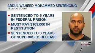 Man sentenced to 5 years in federal prison for conspiracy to commit wire fraud