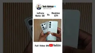 Realme C71 Vs infinix Note 50 Speed Test